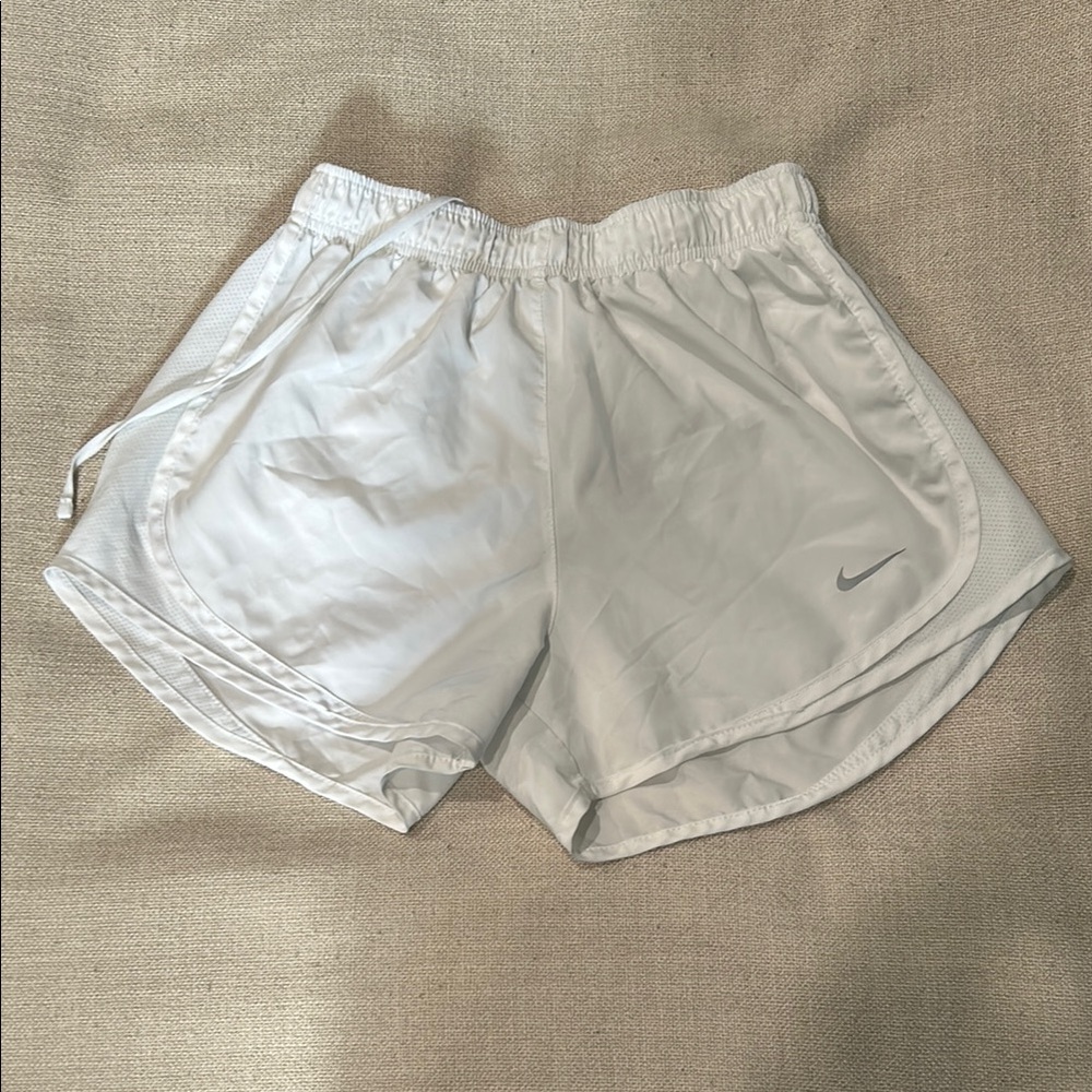 Nike Women's White Athletic Shorts